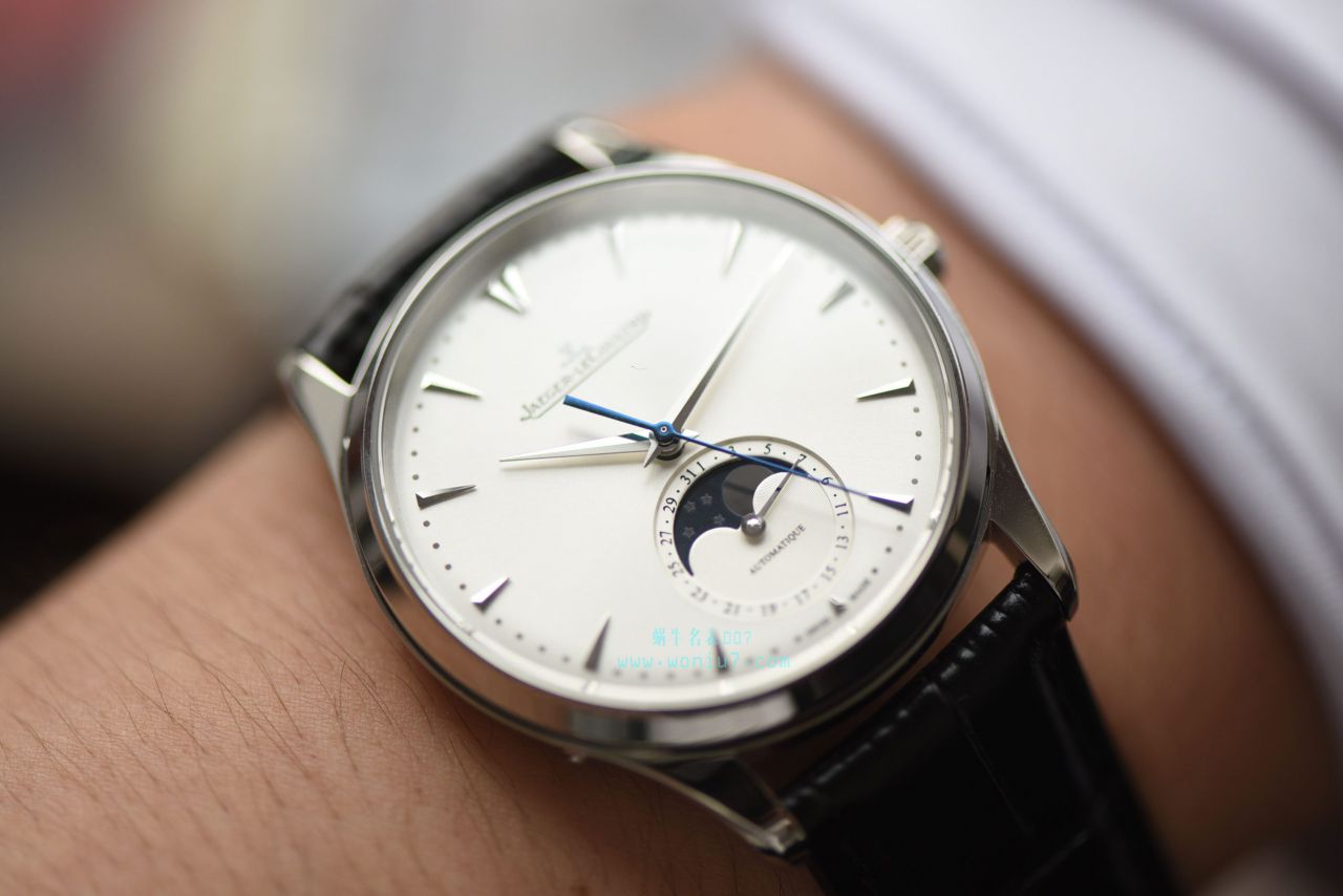 【ZF Perfect  High quality  Replica Watches 】 Jaeger-LeCoultre 大师MASTER ULTRA THIN超薄大师月相大师系列1368420 wrist watches  / JJ123