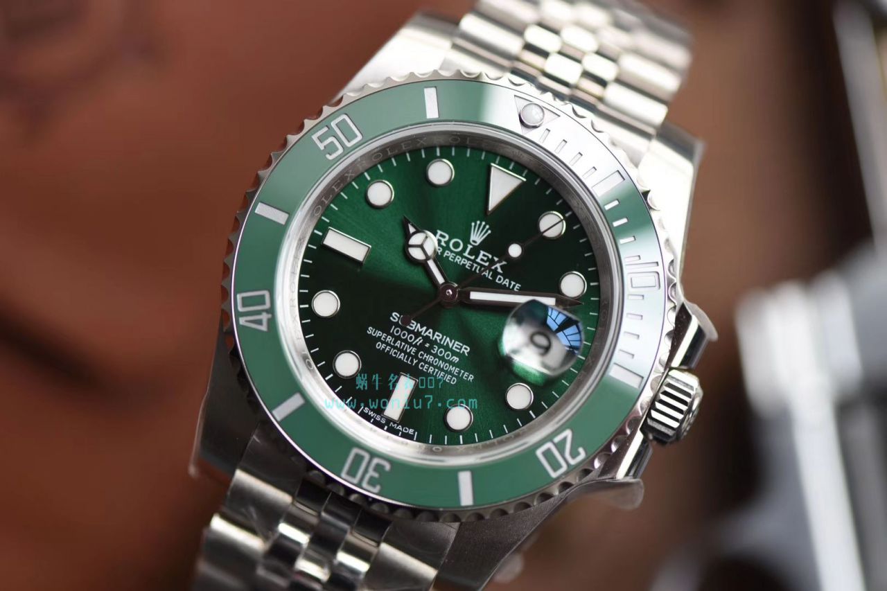 【V9 Factory 出品，搭配五珠链】 Rolex  Submariner 型 top  Replica Copy 116610LN-97200 黑盘 wrist watches ( Submariner )、116610LV-97200 绿盘 wrist watches ( Submariner ) / R268