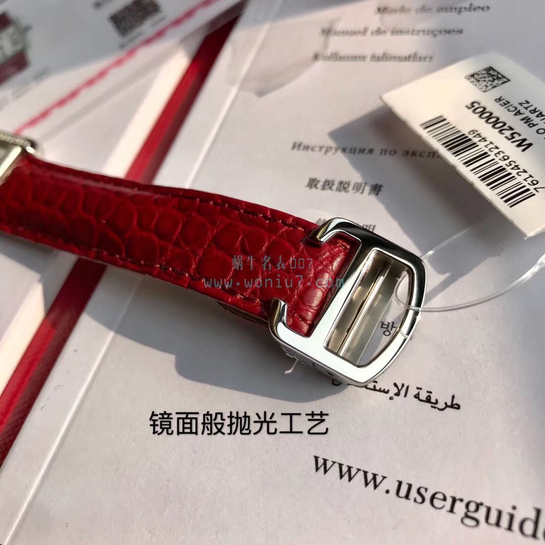 【 TOP  copy customized 真钻】 Cartier  坦克系列WJTA0015 wrist watches 女士 / K189