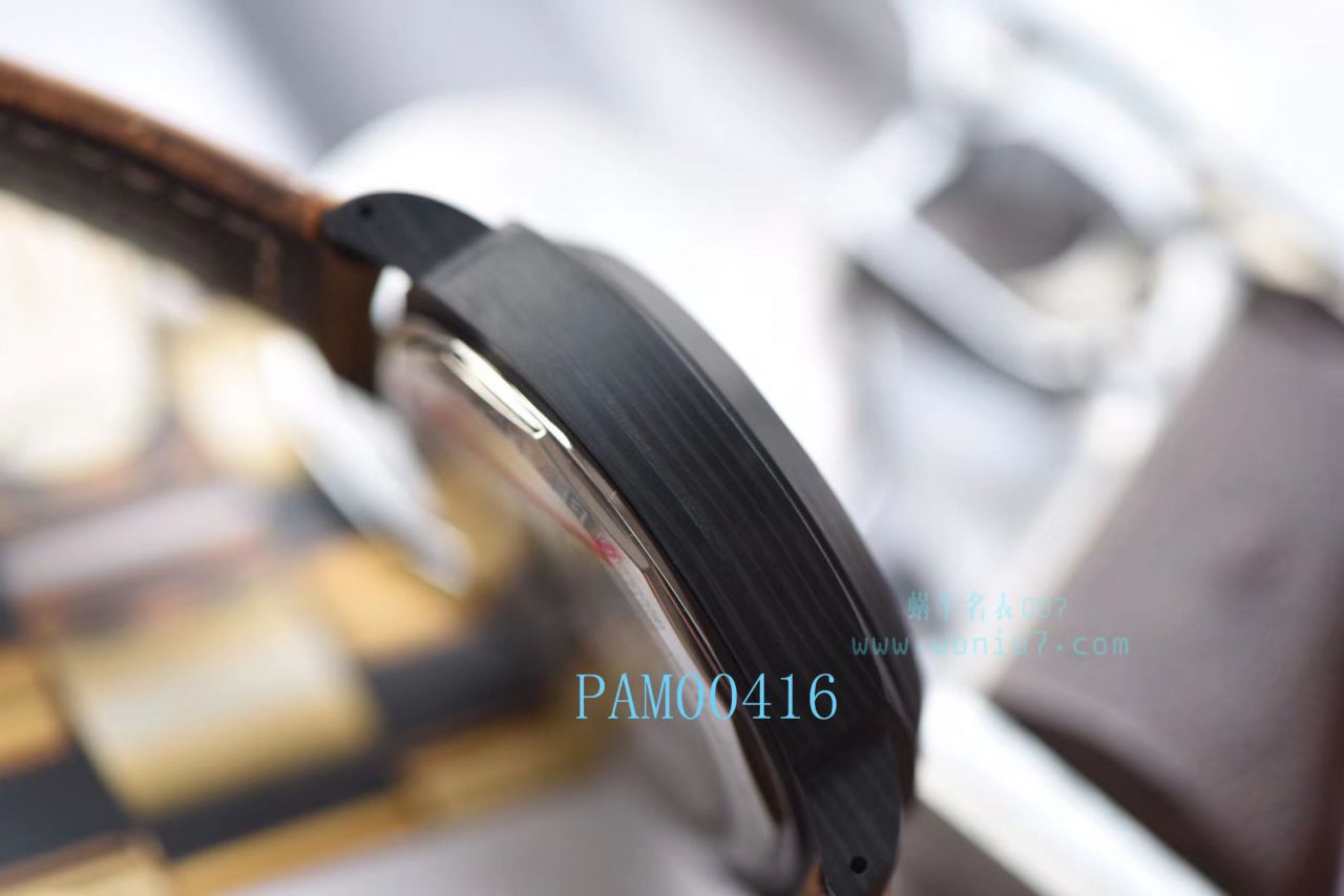 【XF Perfect  High quality  Copy  Watches 】Panerai 特别版 wrist watches 系列PAM 0360、PAM 00416 carbon fiber  wrist watches  / PAM00416