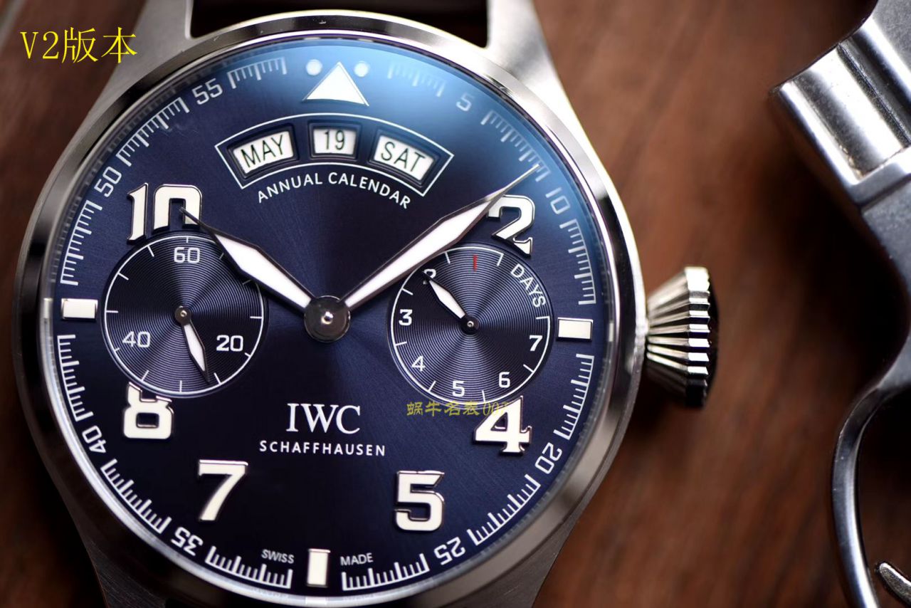 【YL Perfect  High quality  Replica Watches 】IWC IWC 表 大型飞行员年历 wrist watches “小王子”特别版系列IW502703 wrist watches (小王子) / WG297