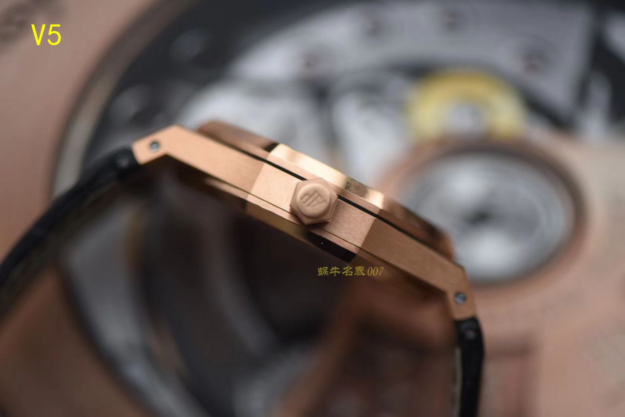 【JF Factory  High quality  Copy  Watches 】Audemars Piguet 皇家橡树系列15400OR.OO.1220OR.01机械 wrist watches  / AP020