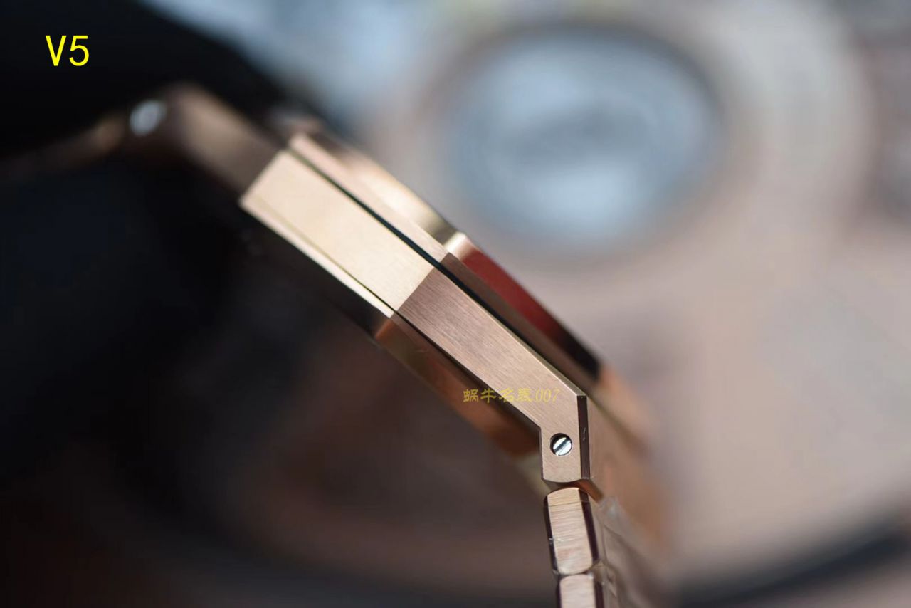 【JF Factory  High quality  Copy  Watches 】Audemars Piguet 皇家橡树系列15400OR.OO.1220OR.01机械 wrist watches  / AP020