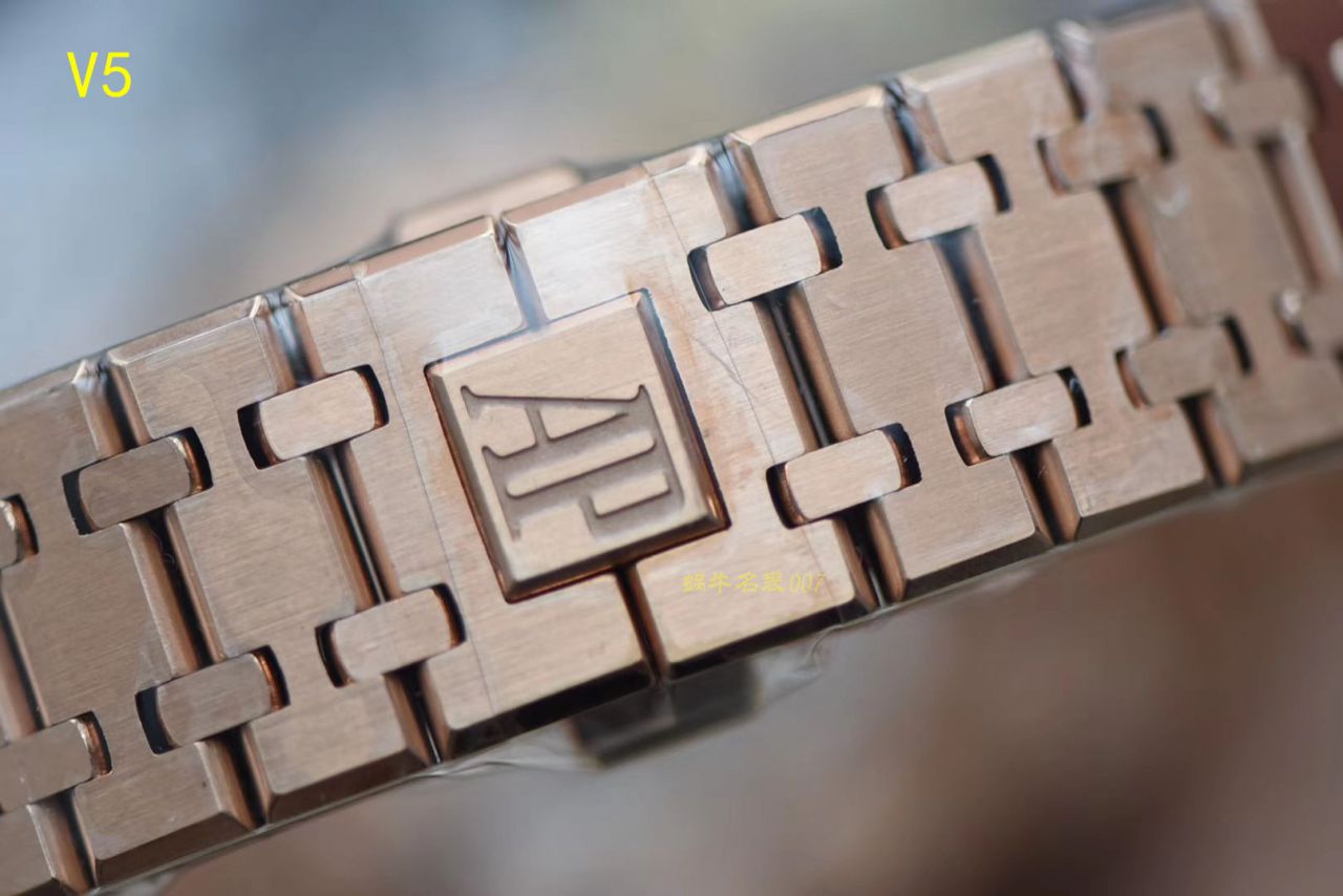 【JF Factory  High quality  Copy  Watches 】Audemars Piguet 皇家橡树系列15400OR.OO.1220OR.01机械 wrist watches  / AP020