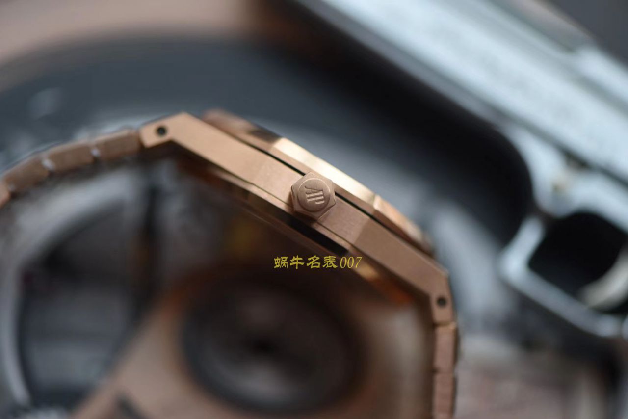 【JF Factory  High quality  Copy  Watches 】Audemars Piguet 皇家橡树系列15400OR.OO.1220OR.01机械 wrist watches  / AP020