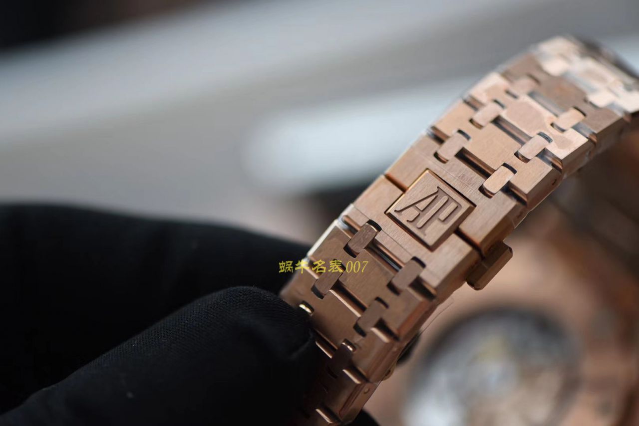 【JF Factory  High quality  Copy  Watches 】Audemars Piguet 皇家橡树系列15400OR.OO.1220OR.01机械 wrist watches  / AP020