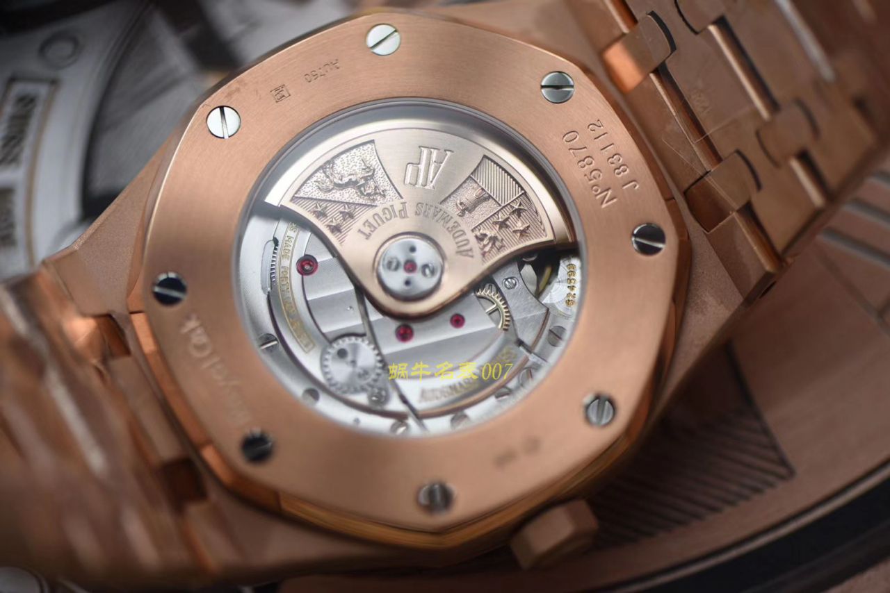 【JF Factory  High quality  Copy  Watches 】Audemars Piguet 皇家橡树系列15400OR.OO.1220OR.01机械 wrist watches  / AP020