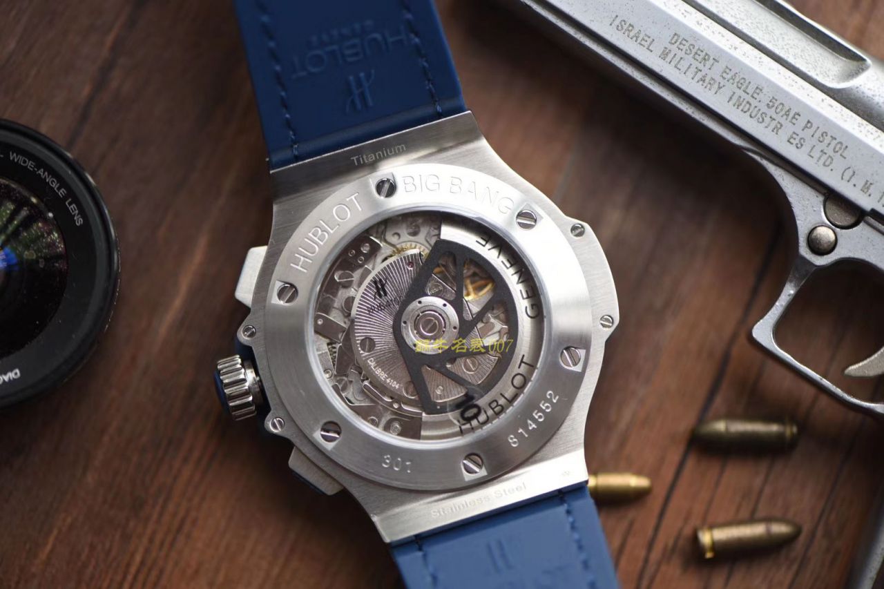 HBBv6新款 hublot  big bang HUBLOT   Big Bang 精钢蓝色  wrist watches  / YB061