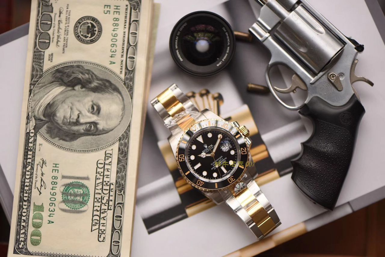  Rolex  Submariner 型系列116613-LN-97203黑盘 wrist watches 【AR Perfect  Replica Copy 间金 Submariner  Watches 】 / R273