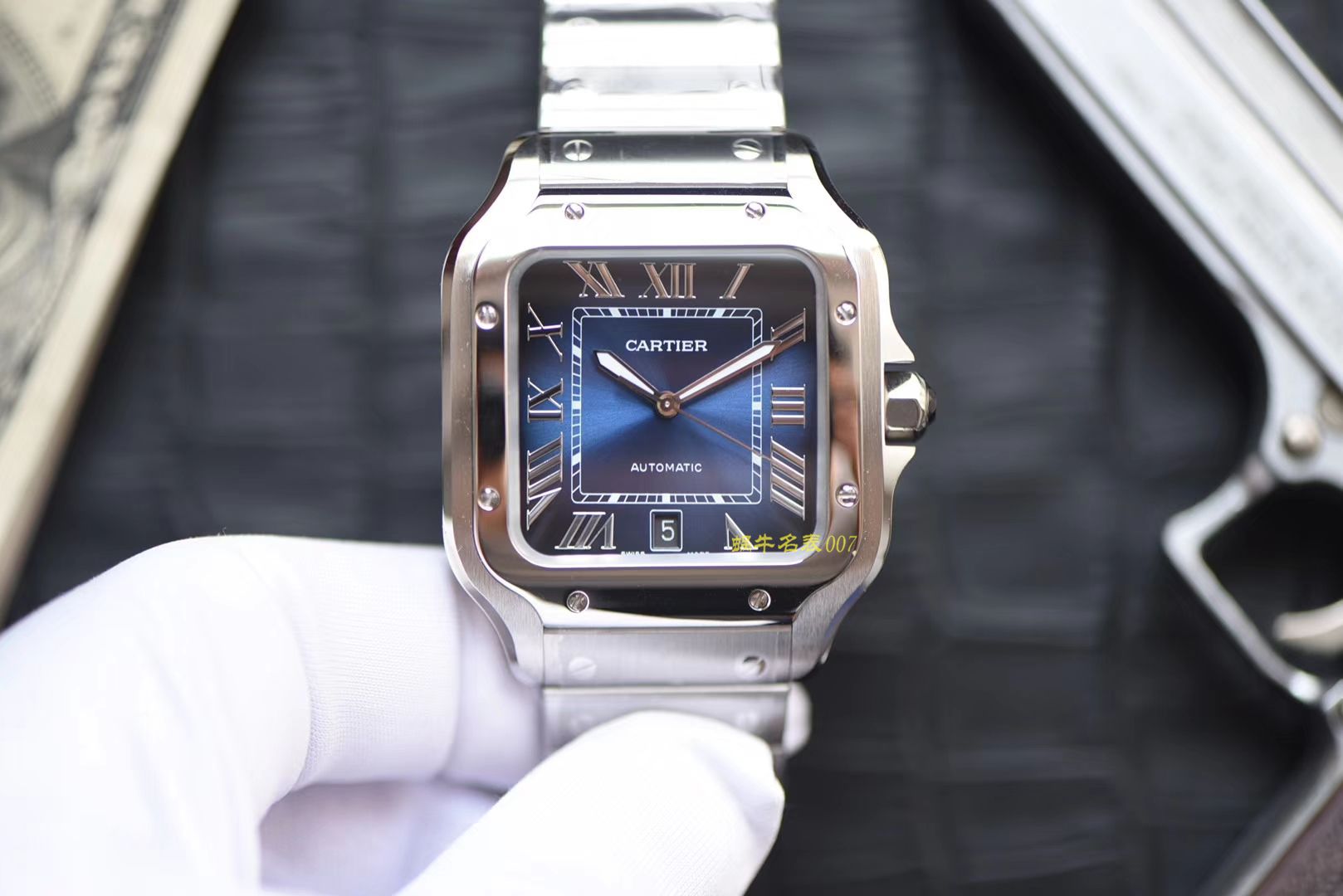  Cartier   Santos 系列WSSA0013（大号） wrist watches 【KOR Perfect  Replica Watches 】 / K193