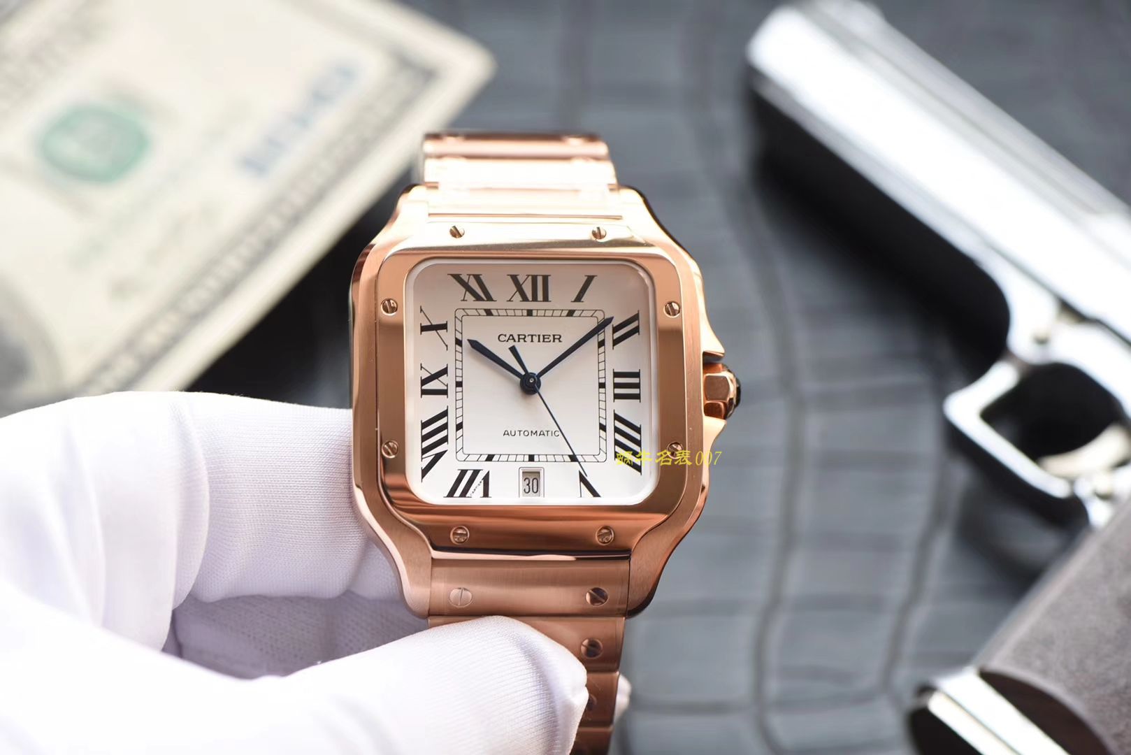 Cartier   Santos 系列WGSA0007（大号） wrist watches 【KOR Perfect  Knockoff  Watches 】 / K196
