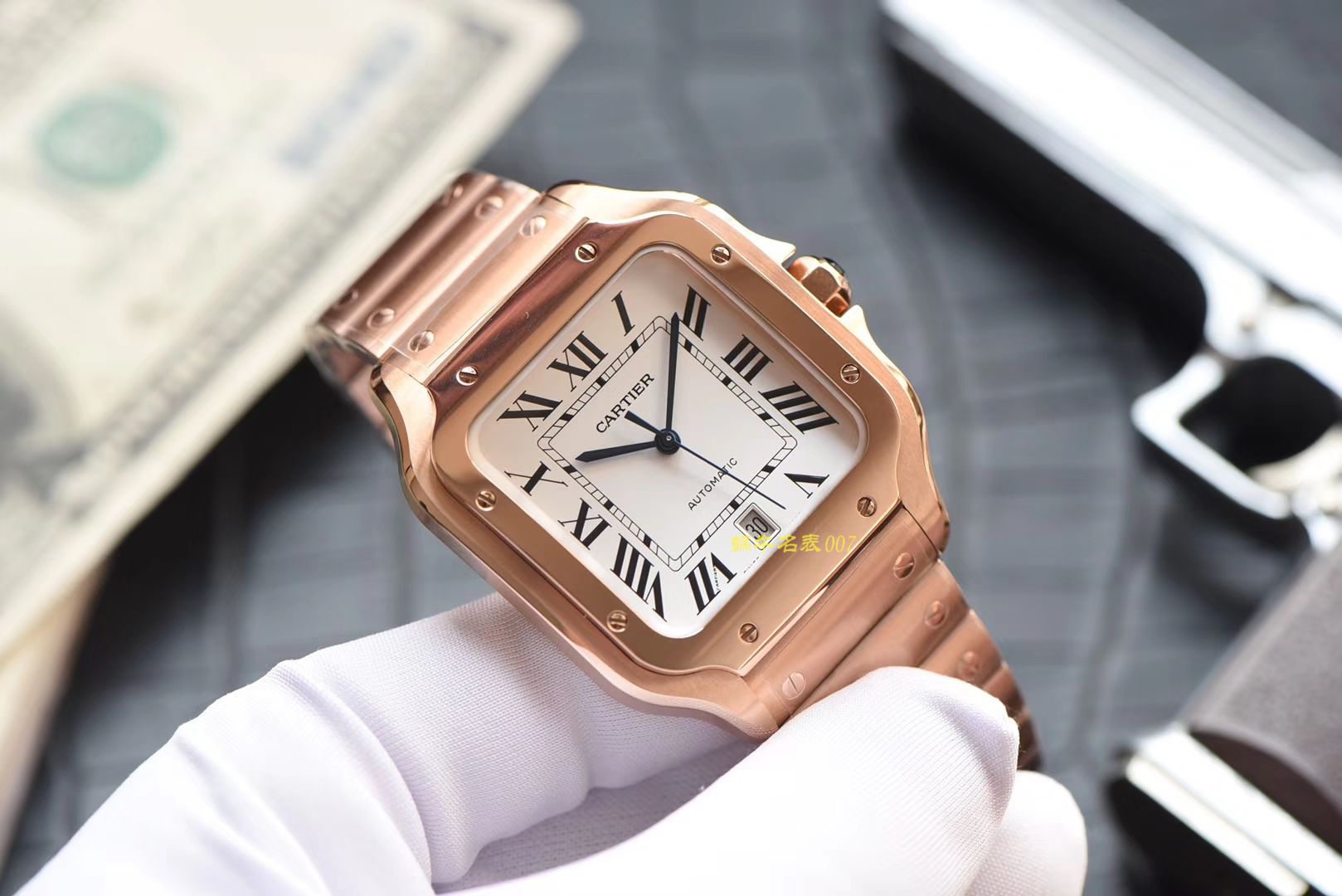  Cartier   Santos 系列WGSA0007（大号） wrist watches 【KOR Perfect  Knockoff  Watches 】 / K196