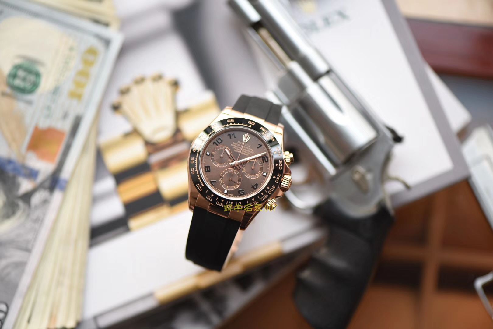 【AR Perfect  High quality  Replica Watches 】 Rolex ROLEX Cosmograph Daytona  Ditongna 系列116515LN-L(FC) 咖啡色 wrist watches  / R200