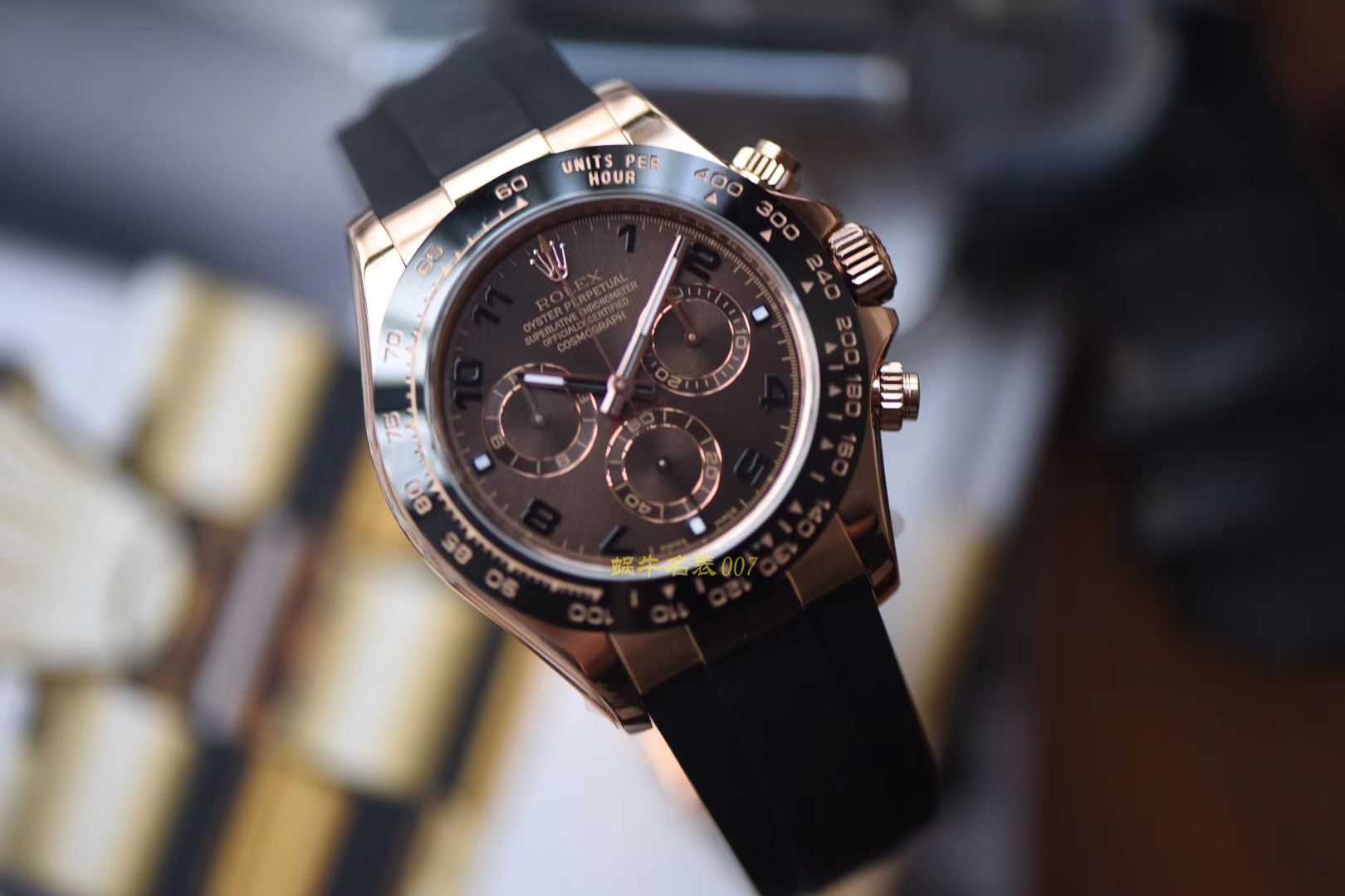 【AR Perfect  High quality  Replica Watches 】 Rolex ROLEX Cosmograph Daytona  Ditongna 系列116515LN-L(FC) 咖啡色 wrist watches  / R200