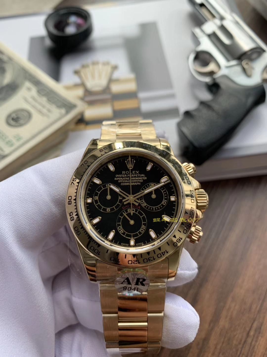  Rolex  Cosmograph Daytona  Ditongna 系列116508黑盘 wrist watches 【AR Knockoff  Rolex  Watches 】 / R289