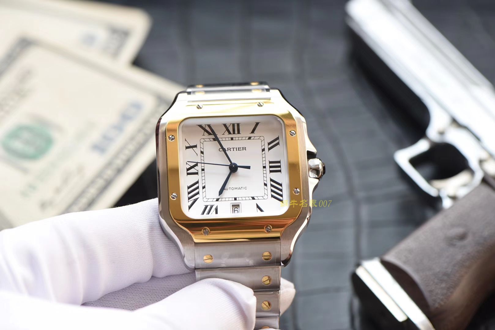  Cartier   Santos 系列W2SA0006（大号） wrist watches 【KOR Perfect  High quality  Replica Copy  Watches 】 / K198