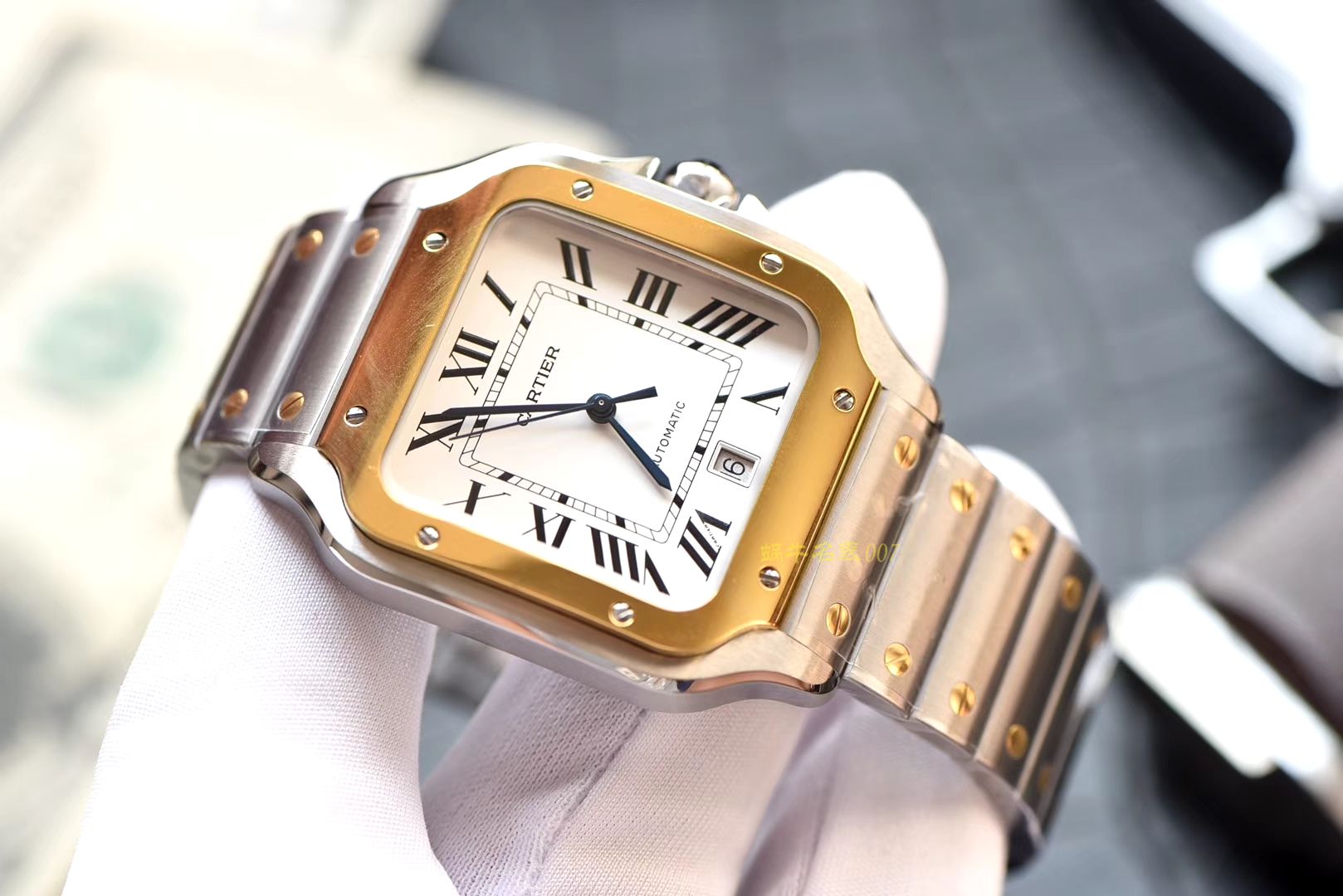  Cartier   Santos 系列W2SA0006（大号） wrist watches 【KOR Perfect  High quality  Replica Copy  Watches 】 / K198