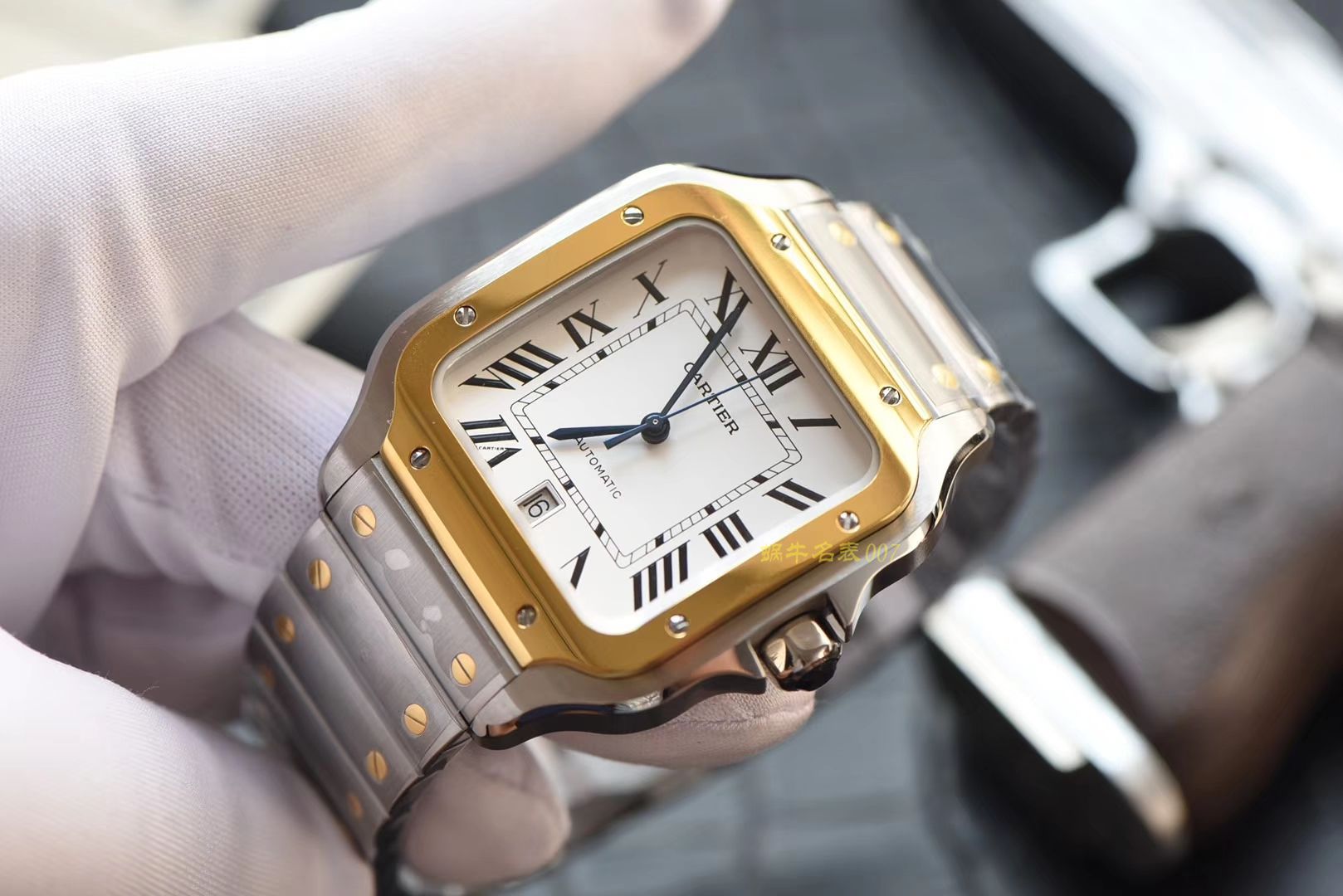  Cartier   Santos 系列W2SA0006（大号） wrist watches 【KOR Perfect  High quality  Replica Copy  Watches 】 / K198