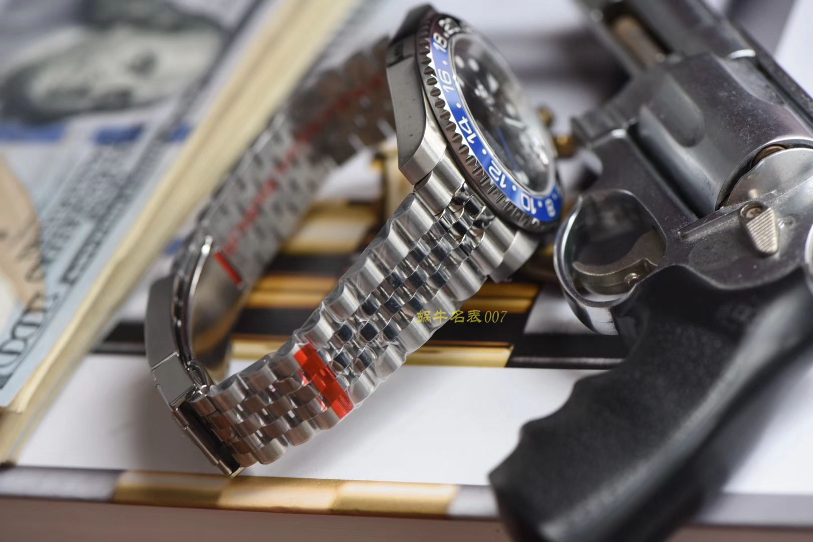  Rolex  GMT MASTER II系列m126710blnr-0002(五珠链)，116710BLNR-78200可乐圈 wrist watches （DJ Perfect  High quality  Replica Watches ） / R290