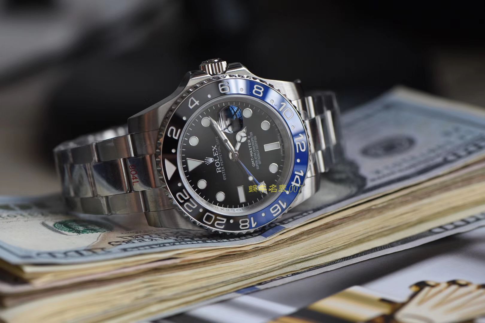 Rolex  GMT MASTER II系列m126710blnr-0002(五珠链)，116710BLNR-78200可乐圈 wrist watches （DJ Perfect  High quality  Replica Watches ） / R290