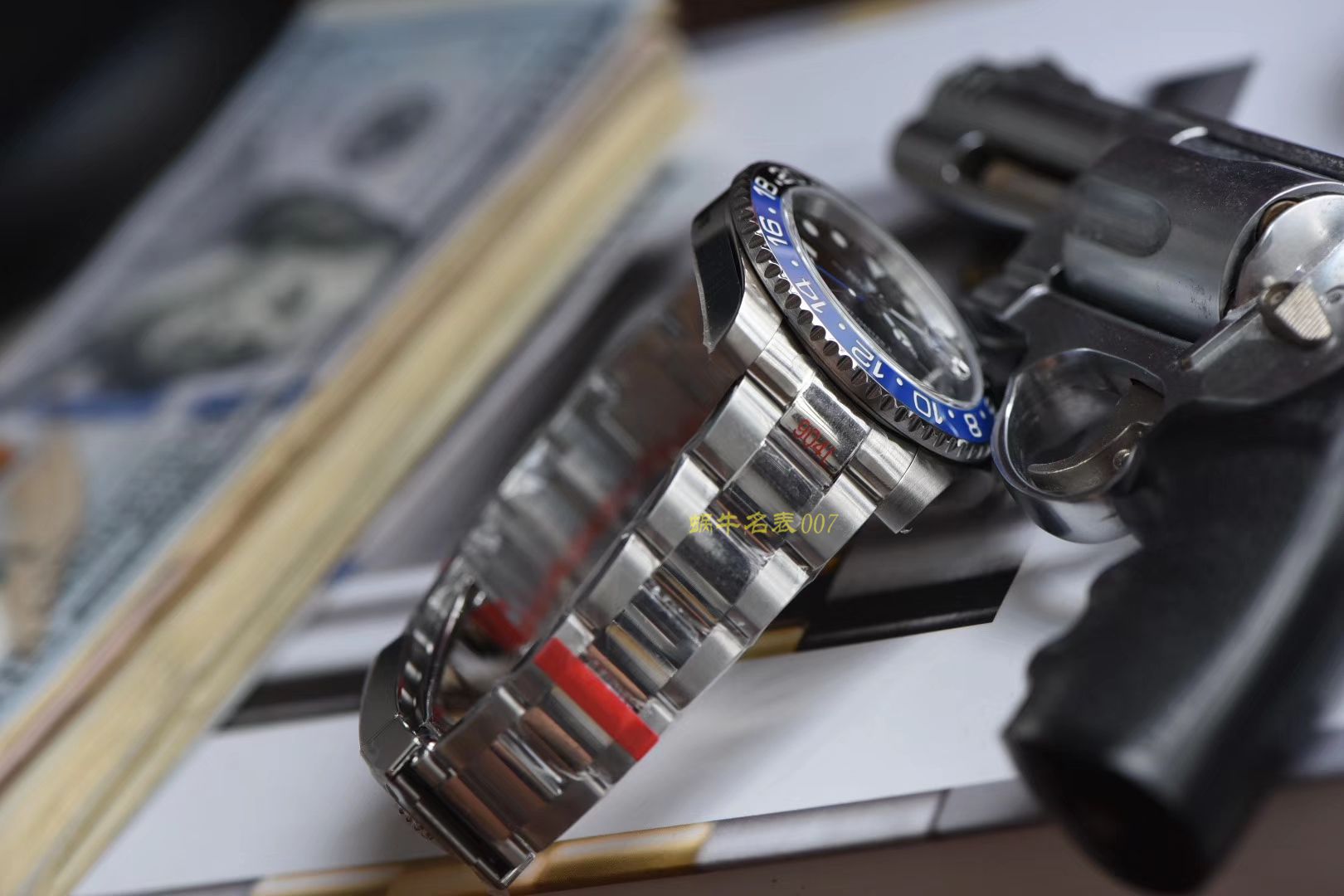  Rolex  GMT MASTER II系列m126710blnr-0002(五珠链)，116710BLNR-78200可乐圈 wrist watches （DJ Perfect  High quality  Replica Watches ） / R290