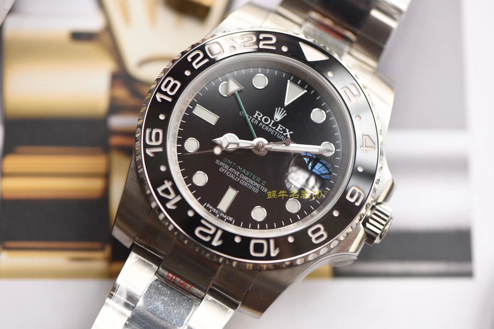 Rolex  GMT MASTER II系列116710LN-78200 wrist watches (绿针)【DJ Perfect  Replica Copy  Watches 】 / R291