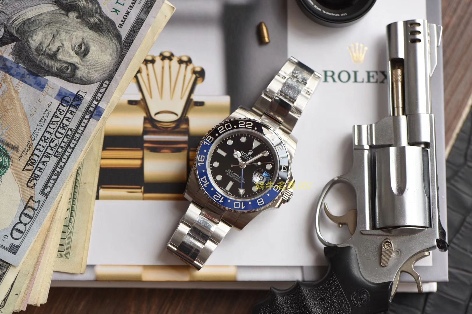  Rolex  GMT MASTER II系列m126710blnr-0002(五珠链)，116710BLNR-78200可乐圈 wrist watches （DJ Perfect  High quality  Replica Watches ） / R290