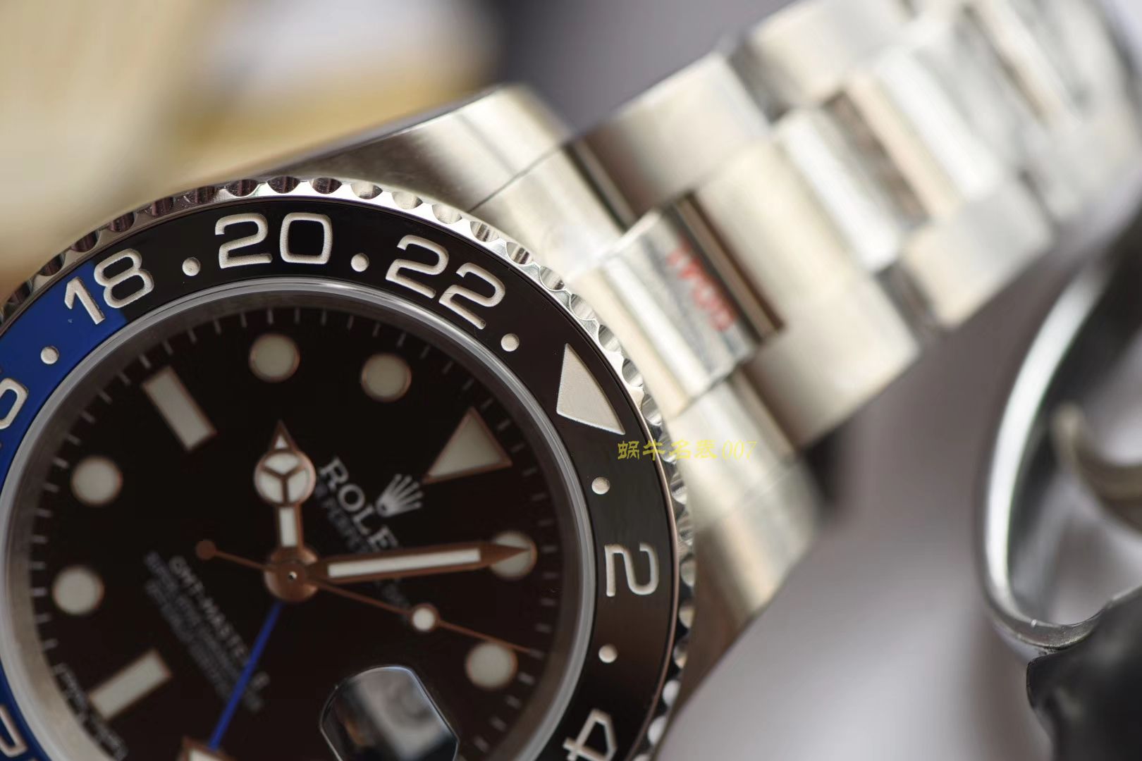  Rolex  GMT MASTER II系列m126710blnr-0002(五珠链)，116710BLNR-78200可乐圈 wrist watches （DJ Perfect  High quality  Replica Watches ） / R290