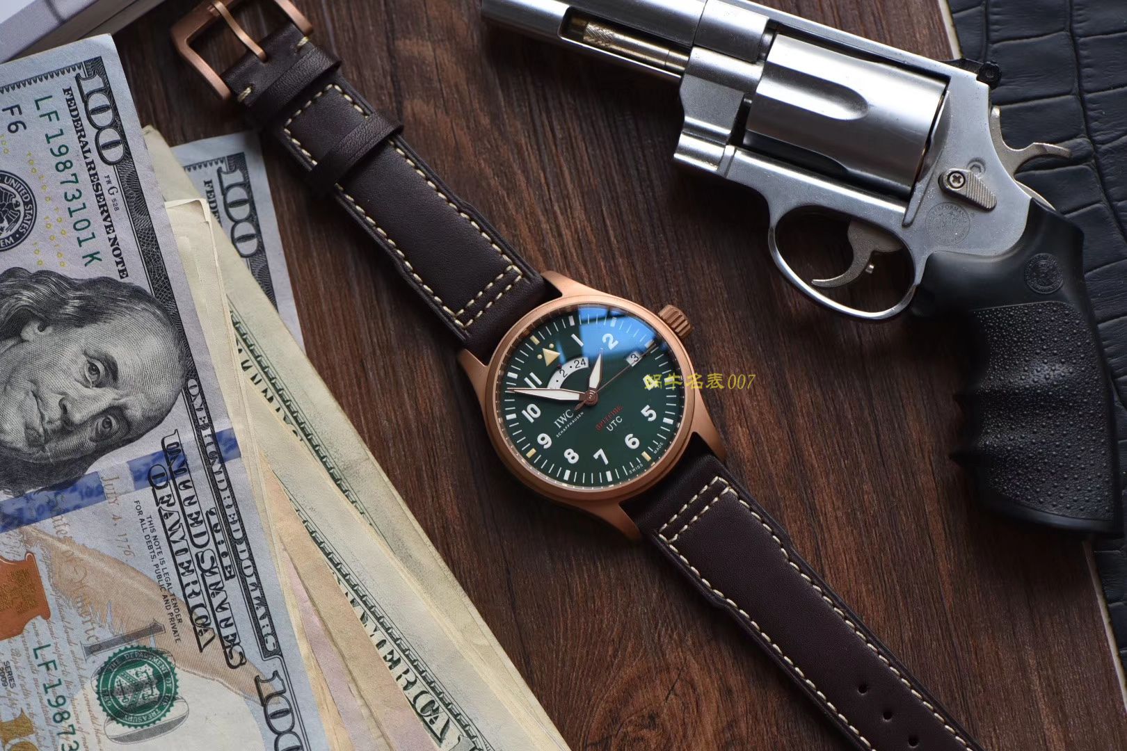 【XF High quality  Replica Watches 】IWC IWC 表飞行员系列IW327101 wrist watches ，青铜喷火战机飞行员 / WG187