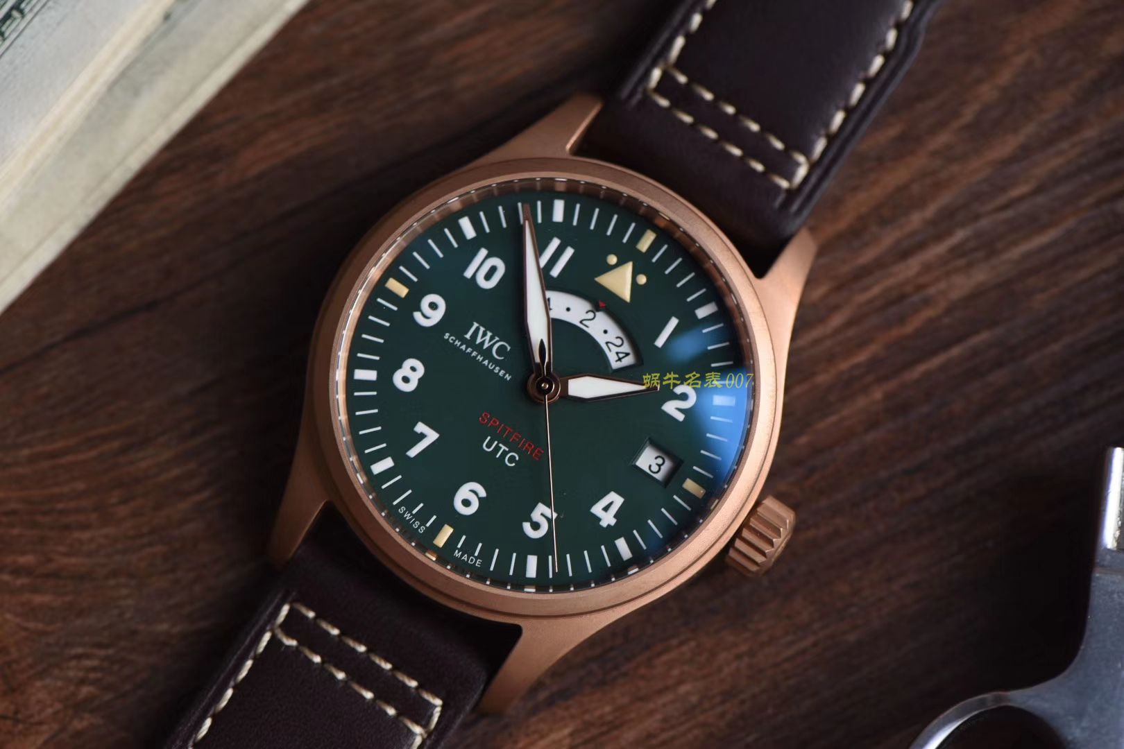 【XF High quality  Replica Watches 】IWC IWC 表飞行员系列IW327101 wrist watches ，青铜喷火战机飞行员 / WG187