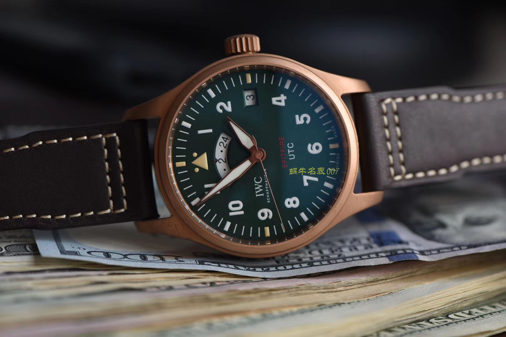 【XF High quality  Replica Watches 】IWC IWC 表飞行员系列IW327101 wrist watches ，青铜喷火战机飞行员 / WG187