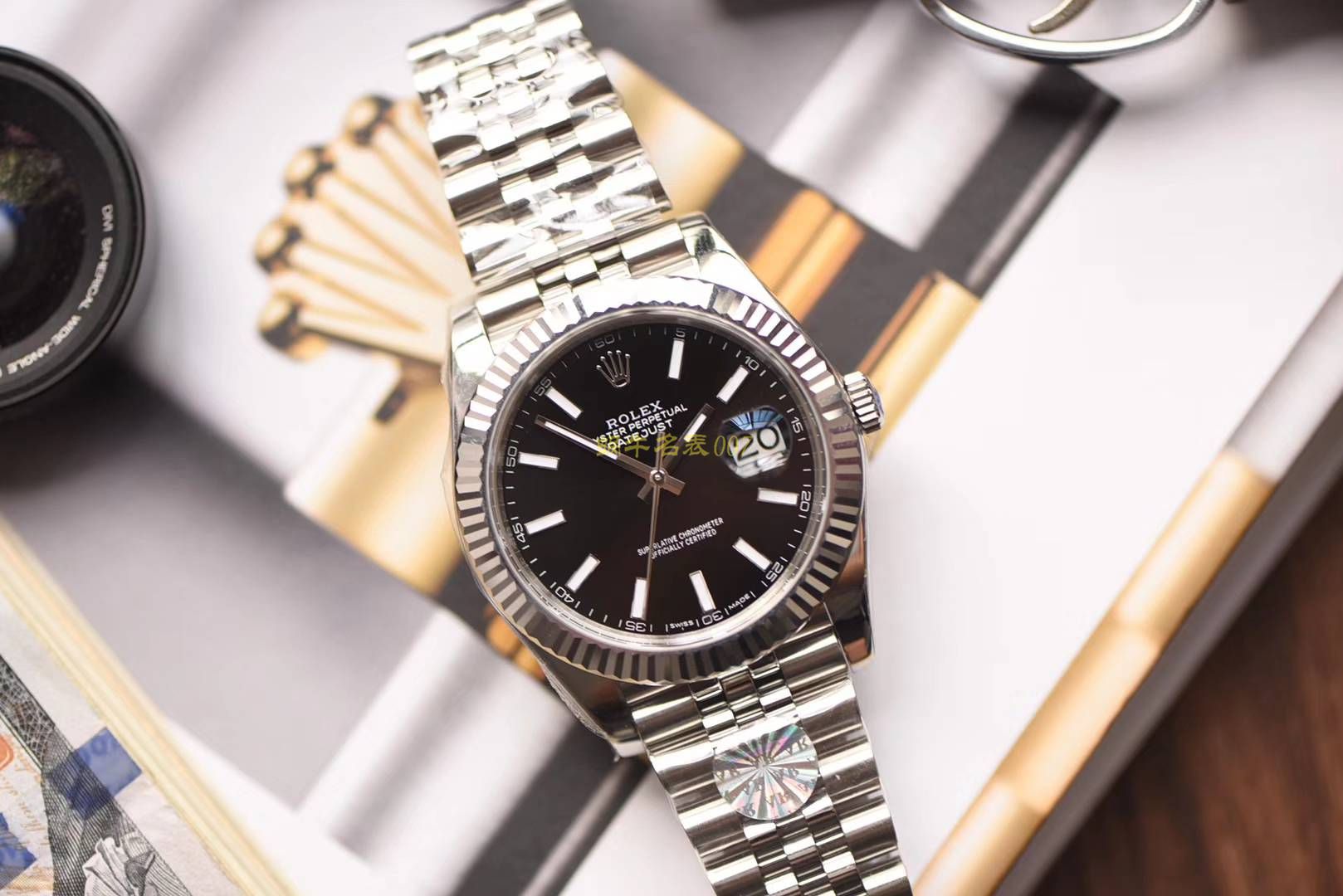 【AR Perfect  High quality  Knockoff  Watches 】 Rolex   Datejust 系列116334-黑盘 wrist watches  / R257