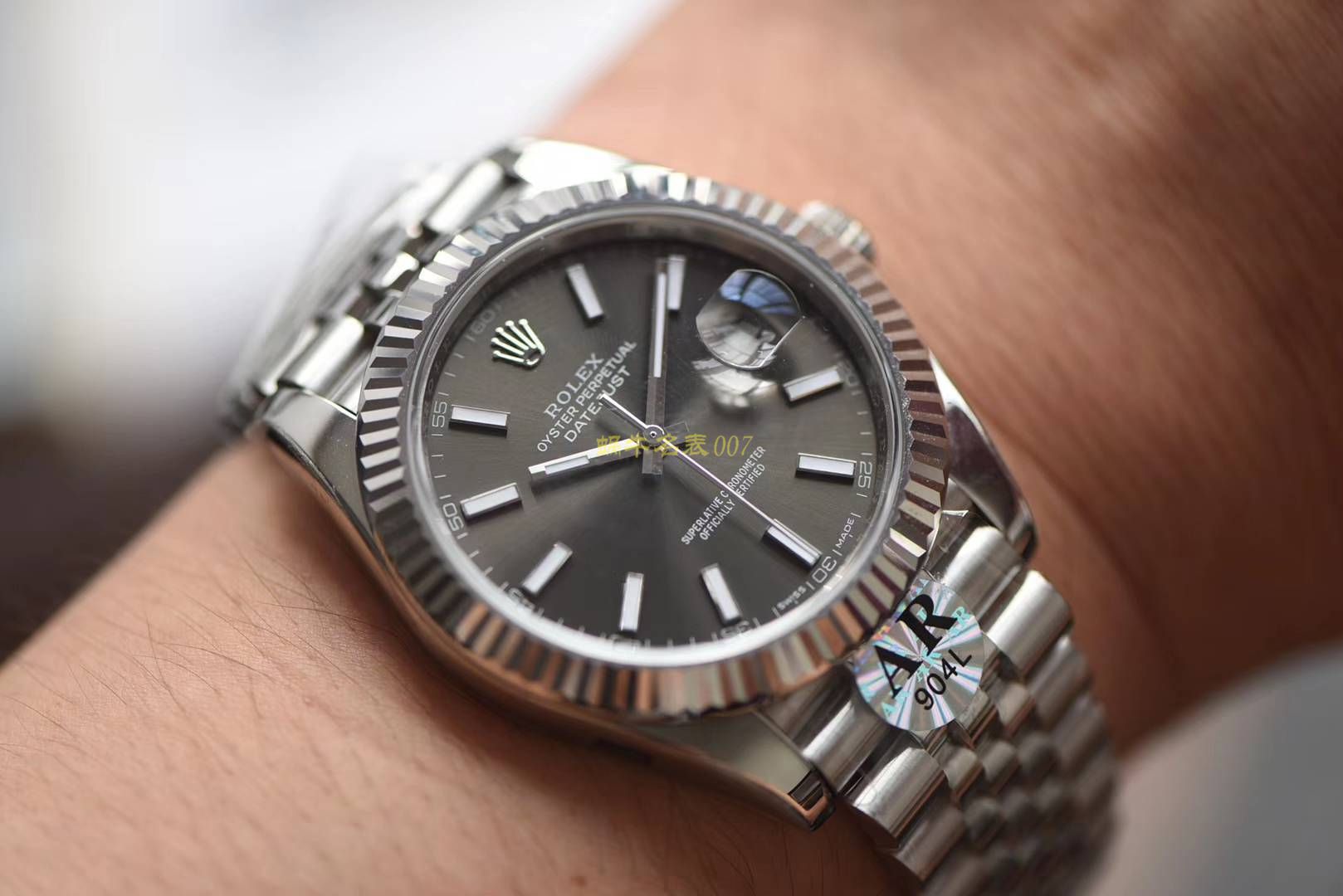 【AR Perfect  High quality 克隆 Watches 】 Rolex   Datejust DATEJUST系列126334 wrist watches 904钢 / R253