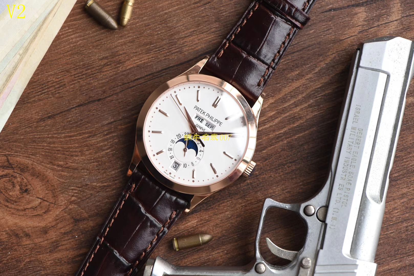 【台湾 Factory  Perfect  top  Replica Watches 】 PATEK PHILIPPE 复杂功能计时系列5396R 玫瑰金 wrist watches  / BDBD169