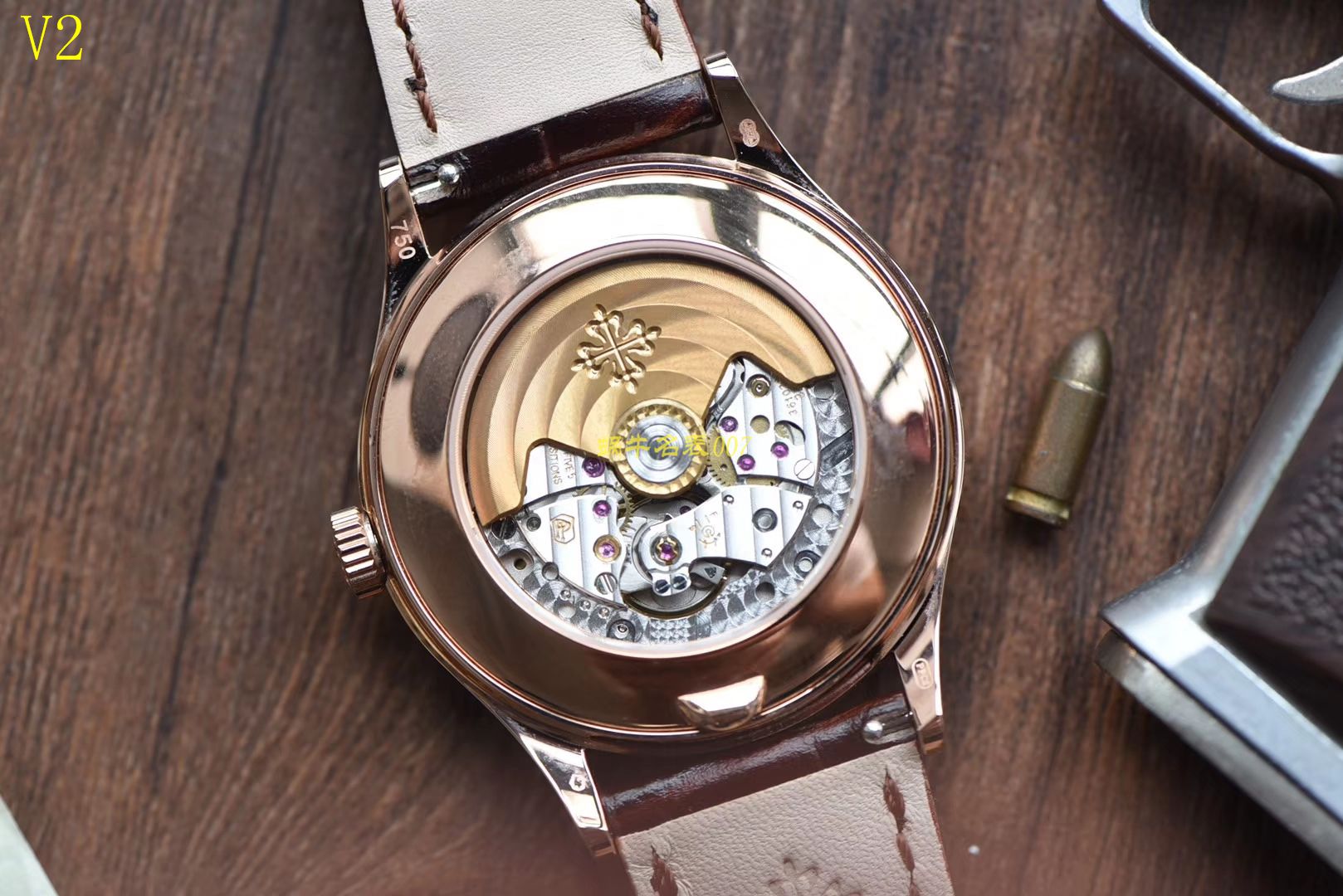 【台湾 Factory  Perfect  top  Replica Watches 】 PATEK PHILIPPE 复杂功能计时系列5396R 玫瑰金 wrist watches  / BDBD169