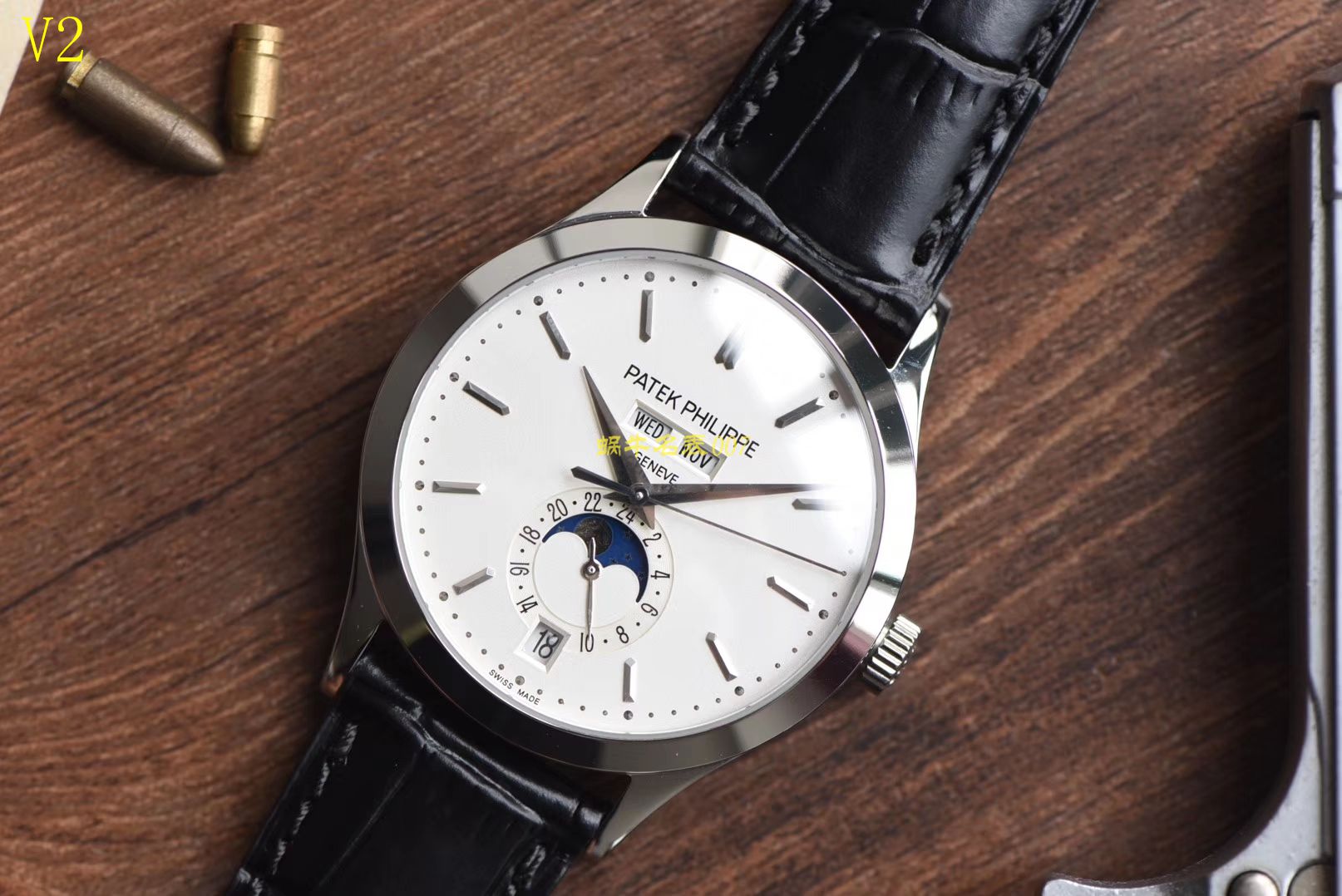 【台湾 Factory  Perfect  Knockoff  Watches 】 PATEK PHILIPPE 复杂功能计时系列5396G-011男表 / BD170
