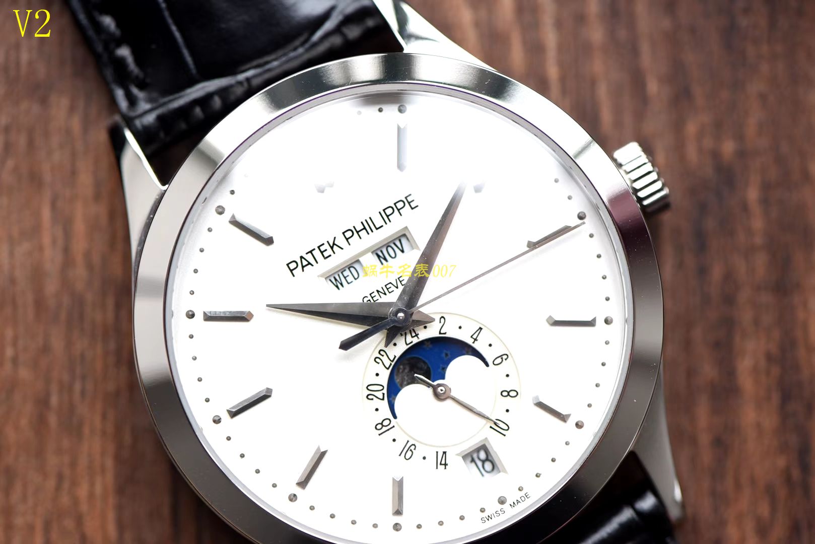 【台湾 Factory  Perfect  Knockoff  Watches 】 PATEK PHILIPPE 复杂功能计时系列5396G-011男表 / BD170