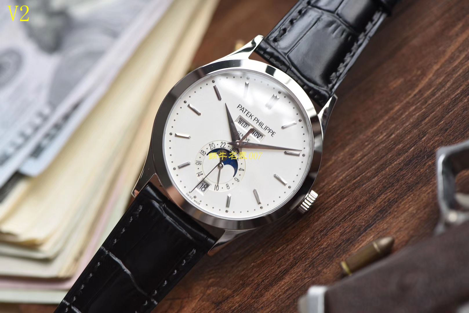 【台湾 Factory  Perfect  Knockoff  Watches 】 PATEK PHILIPPE 复杂功能计时系列5396G-011男表 / BD170