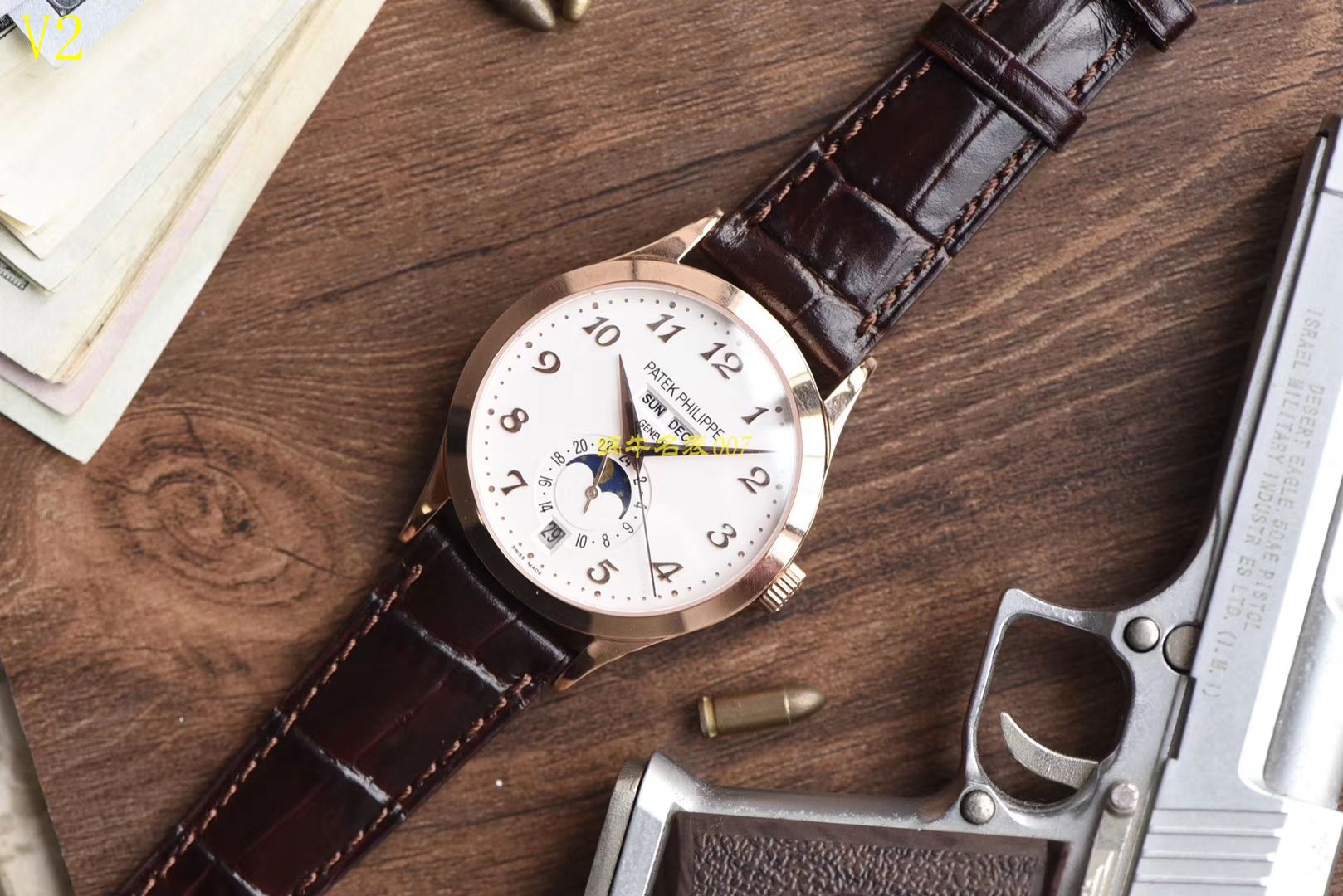 【台湾 Factory 1:1 High quality  Replica Watches 】 PATEK PHILIPPE 复杂功能计时系列5396R-011 wrist watches  / BD171