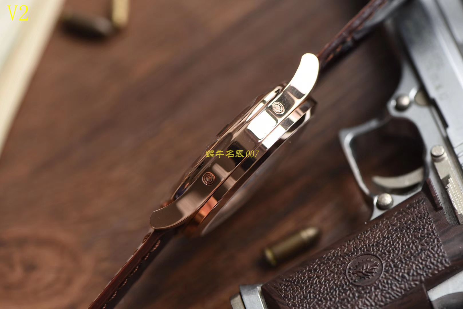 【台湾 Factory  Perfect  High quality  Replica Watches 】 PATEK PHILIPPE 复杂功能计时系列5396G 玫瑰金男表 / BD205
