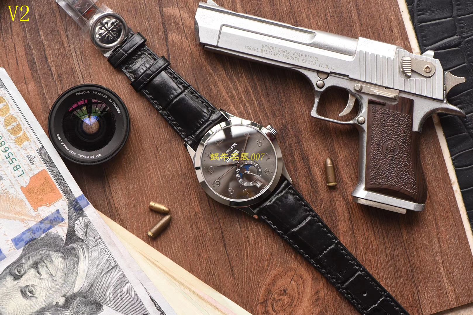 【台湾 Factory  Perfect  Knockoff  Watches 】 PATEK PHILIPPE 复杂功能计时系列5396G-014 wrist watches  / BD175