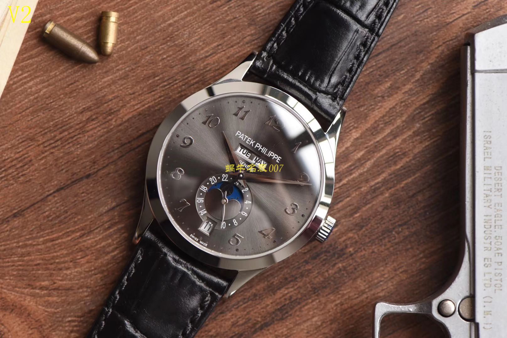 【台湾 Factory  Perfect  Knockoff  Watches 】 PATEK PHILIPPE 复杂功能计时系列5396G-014 wrist watches  / BD175