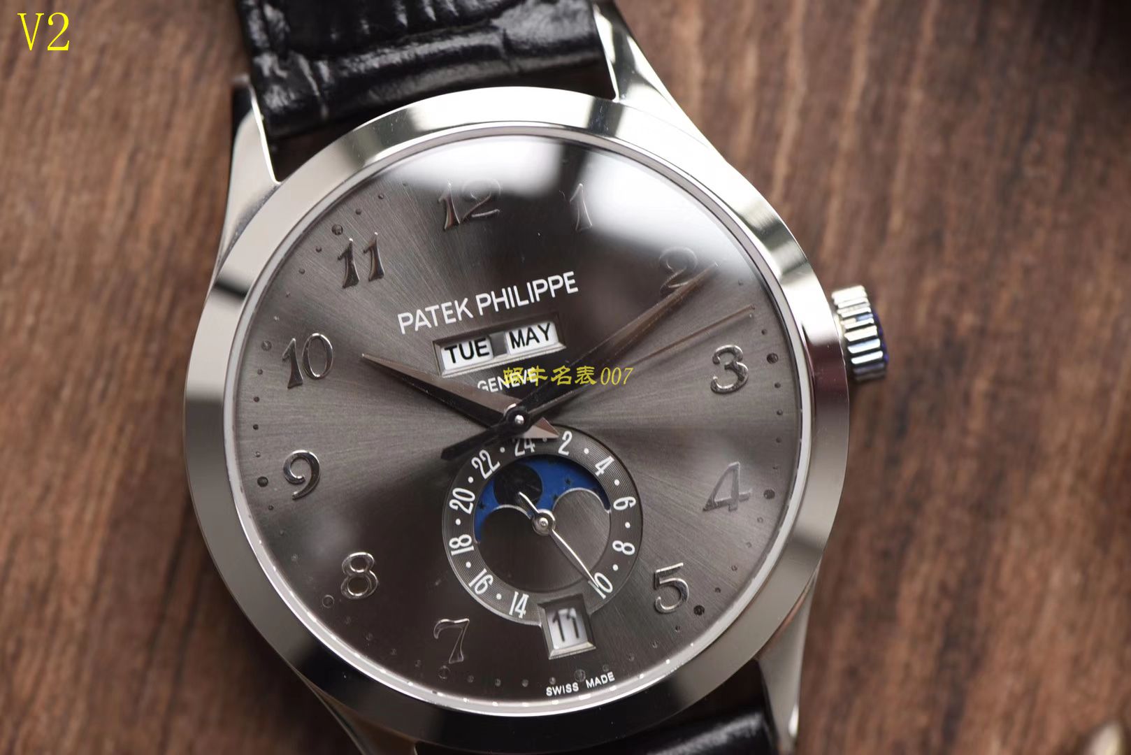 【台湾 Factory  Perfect  Knockoff  Watches 】 PATEK PHILIPPE 复杂功能计时系列5396G-014 wrist watches  / BD175