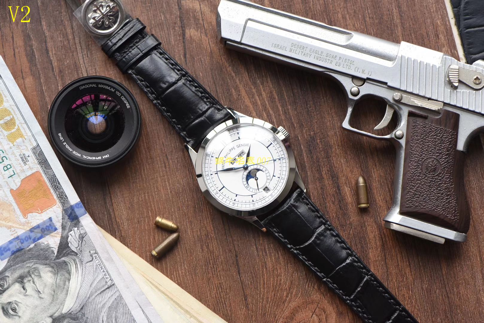 【台湾 Factory  Perfect  High quality 精 Replica Watches 】 PATEK PHILIPPE 复杂功能计时系列5396G 白金男表 / BD168