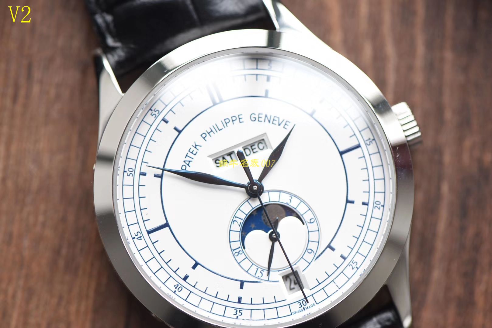 【台湾 Factory  Perfect  High quality 精 Replica Watches 】 PATEK PHILIPPE 复杂功能计时系列5396G 白金男表 / BD168