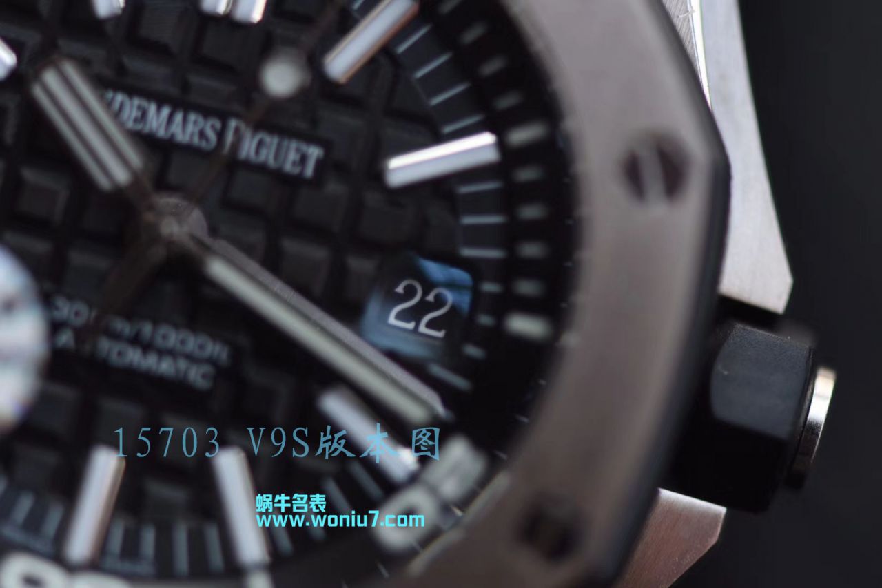 【JF Perfect  High quality  Replica 】 Video analysis Audemars Piguet  Royal Oak Offshore 系列15703ST.OO.A002CA.01 wrist watches ，全新V9S超强版正式闪亮登场 / AP156