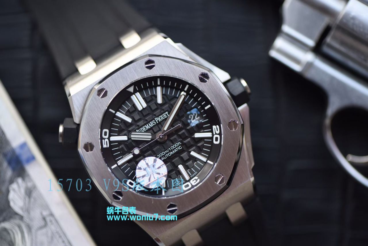 【JF Perfect  High quality  Replica 】 Video analysis Audemars Piguet  Royal Oak Offshore 系列15703ST.OO.A002CA.01 wrist watches ，全新V9S超强版正式闪亮登场 / AP156