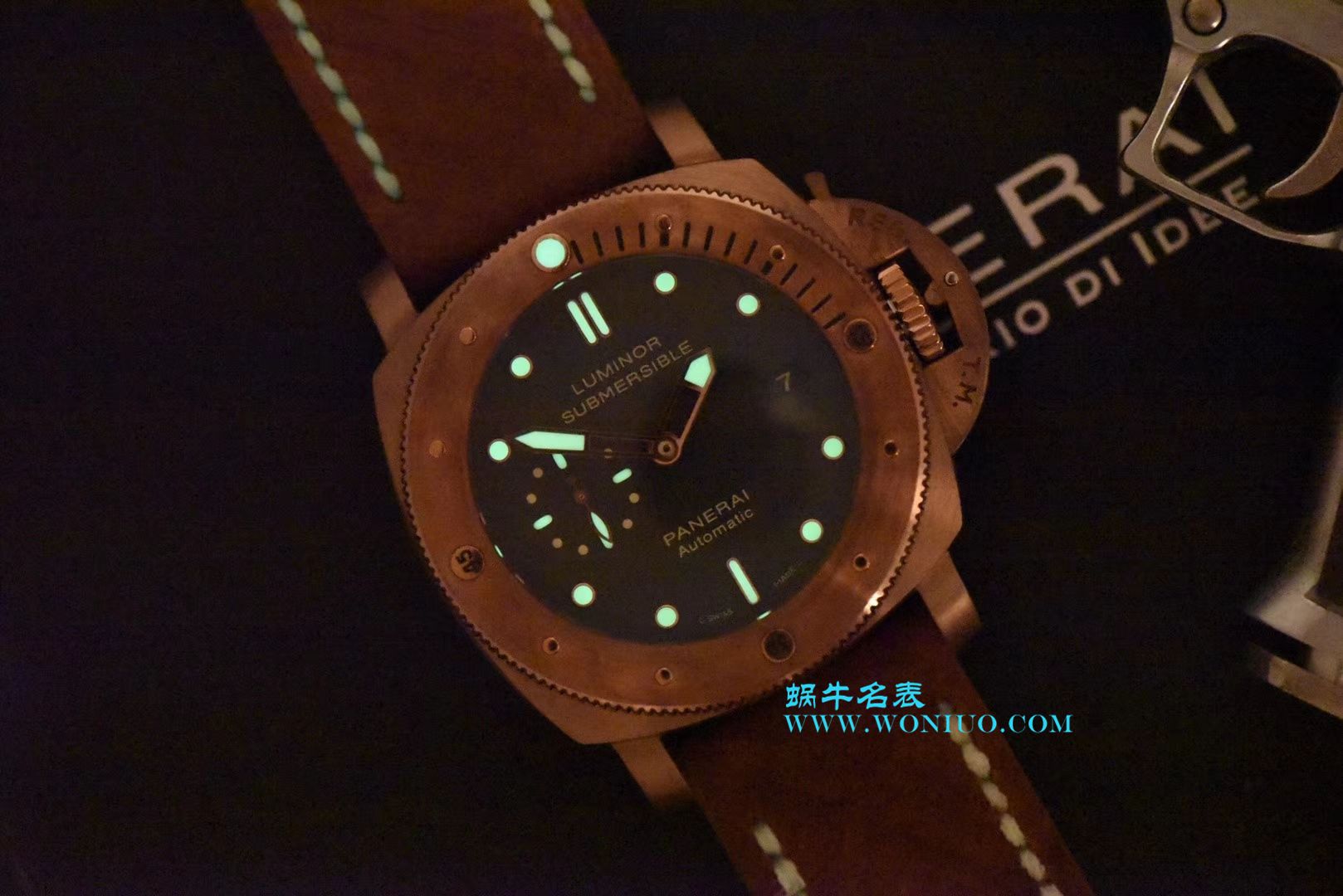 Panerai 特别版 wrist watches 系列PAM 00382 wrist watches 【VS Perfect  High quality  Replica 】VSPanerai  Pam382 升级V2版本青铜战士史泰龙电影同款 / VS00382