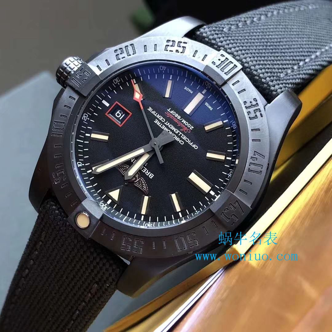【 Video analysis 专柜原单 Breitling 复仇者黑鸟】 Breitling 机械计时系列V1731110/BD74/109W/M20BASA.1 wrist watches  / BL093