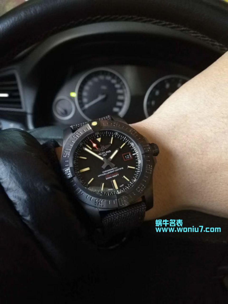 【 Video analysis 专柜原单 Breitling 复仇者黑鸟】 Breitling 机械计时系列V1731110/BD74/109W/M20BASA.1 wrist watches  / BL093